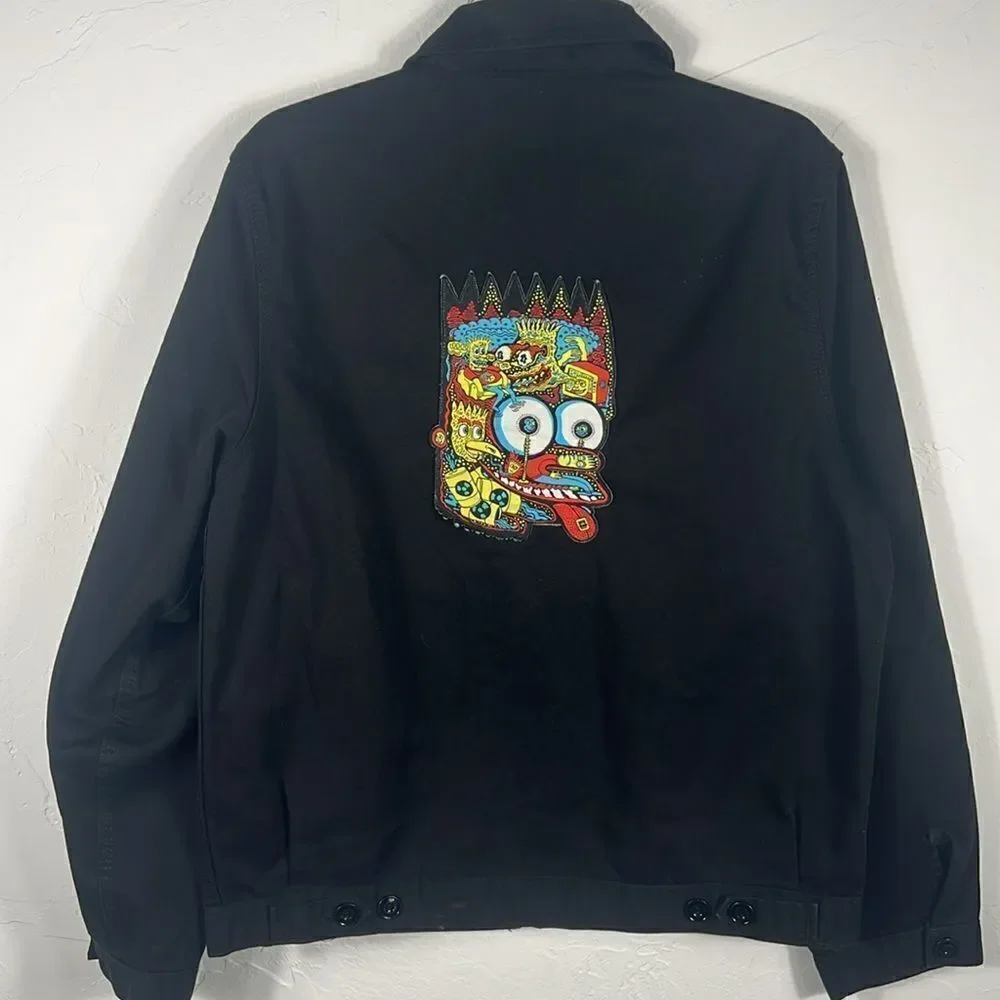 🔥🔥 True Vintage SIMPSON’s BART SIMPSON x  DICKIES Jacket - Sz M - VERY RARE!!!